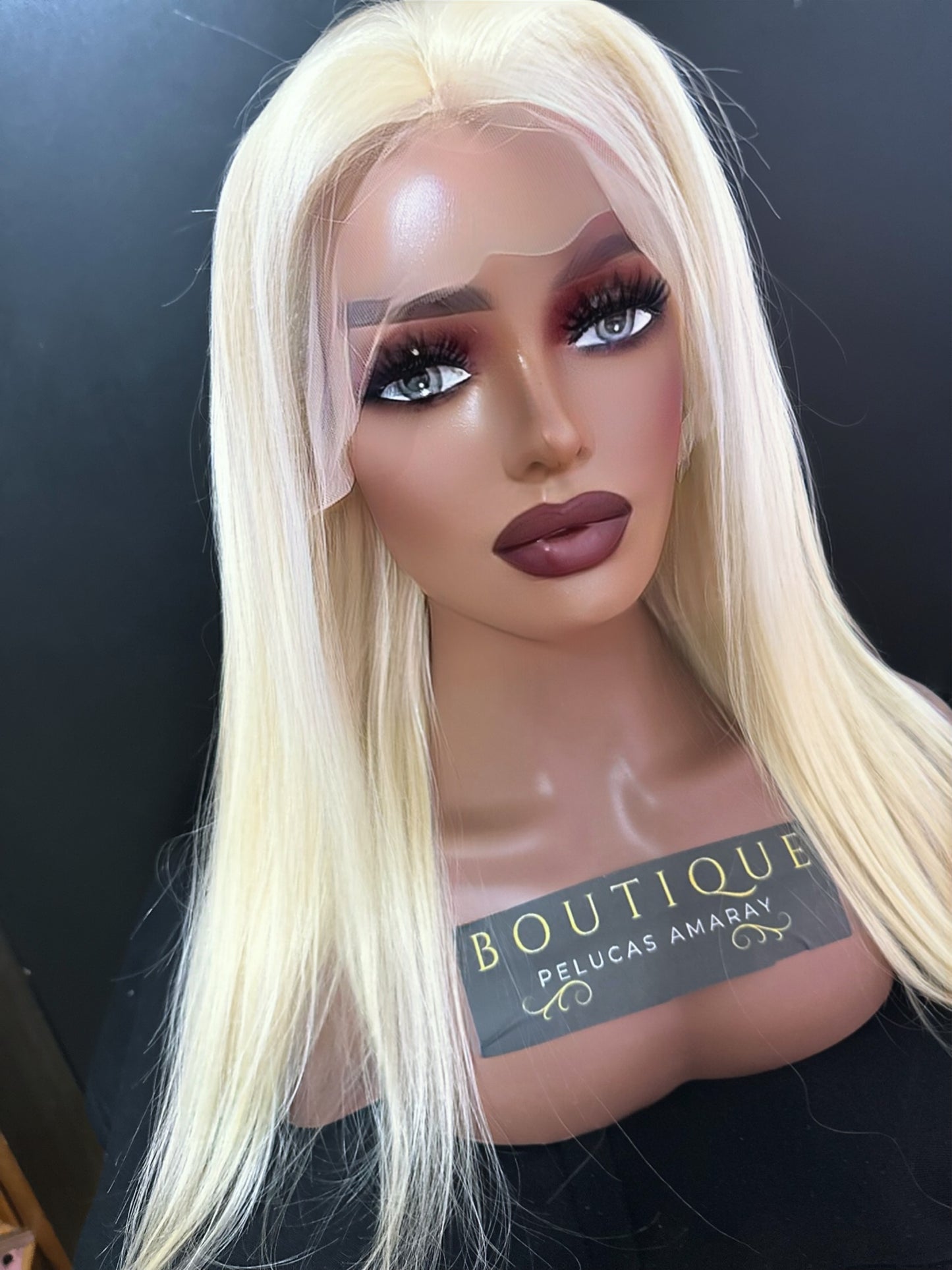 Peluca rubia 13x4 pelo humano CALI